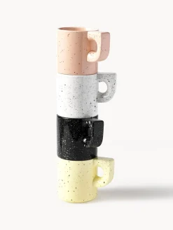 Westwing Collection Tazas artesanales de porcelana Aiko, 2 uds.