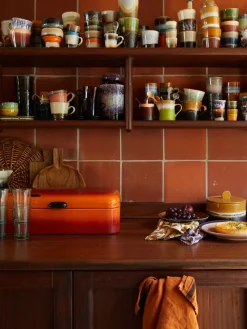 HKLIVING Tazas artesanales esmaltada 70s, 6 uds.^ Tazas Y Mugs|Vajillas Completas