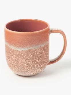 Westwing Collection Tazas con esmalte reactivo Havana, 4 uds.