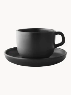 Eva Solo Tazas de café con platillos Nordic Kitchen, 4 uds.