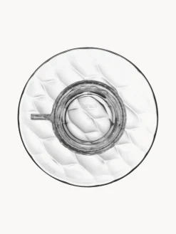 Kartell Tazas de café con platitos con relieves Jellies, 4 uds.^ Tazas Y Mugs|Vajillas Completas