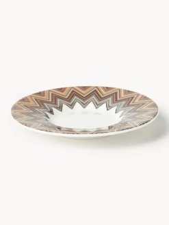 Missoni Tazas de té con platitos Jarris, 6 uds.