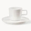 ASA Selection Tazas espresso con platito Fine Bone China Oco, 6 uds.^ Tazas De Espresso|Vajillas Completas