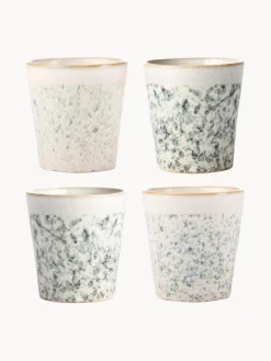 HKLIVING Tazas pequeñas artesanales 70's, 4 uds.^ Tazas Y Mugs|Vajillas Completas