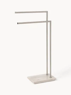 Westwing Collection Toallero con base de mármol Simba^ Toalleros|Jarrones