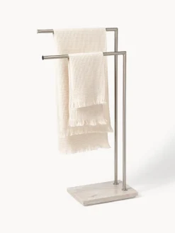 Westwing Collection Toallero con base de mármol Simba^ Toalleros|Jarrones