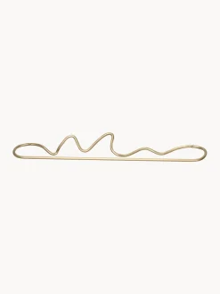 Ferm Living Toallero de pared artesanal de metal Curvature