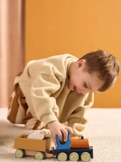 Niños Kid's Concept Tren de juguete de animales de granja Aiden