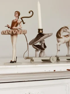 Niños Konges Slojd Tren decorativo de cumpleaños artesanal Ballerina