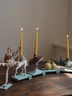 Niños Konges Slojd Tren decorativo de cumpleaños artesanal Ballerina