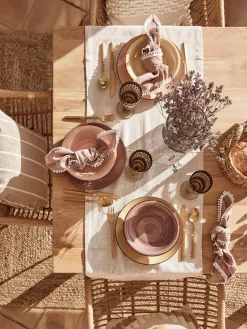 Villa D'Este Home Tivoli Vajilla artesanal Baita, 6 comensales (18 pzas.)