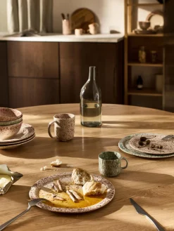 Westwing Collection Vajilla artesanal Bernardo, 4 comensales (12 piezas)