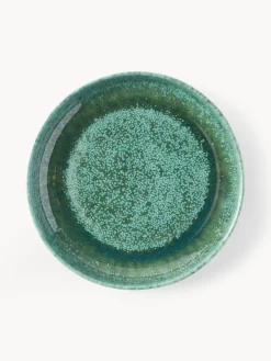 Westwing Collection Vajilla artesanal con esmalte reactivo Pam, 4 comensales (12 pzas.)