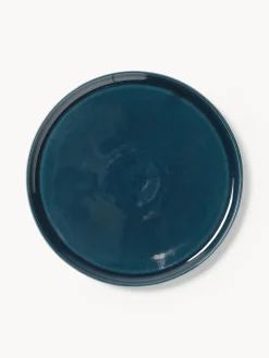 Westwing Collection Vajilla artesanal con esmalte reactivo Ethel, 4 comensales (12 pzas.)