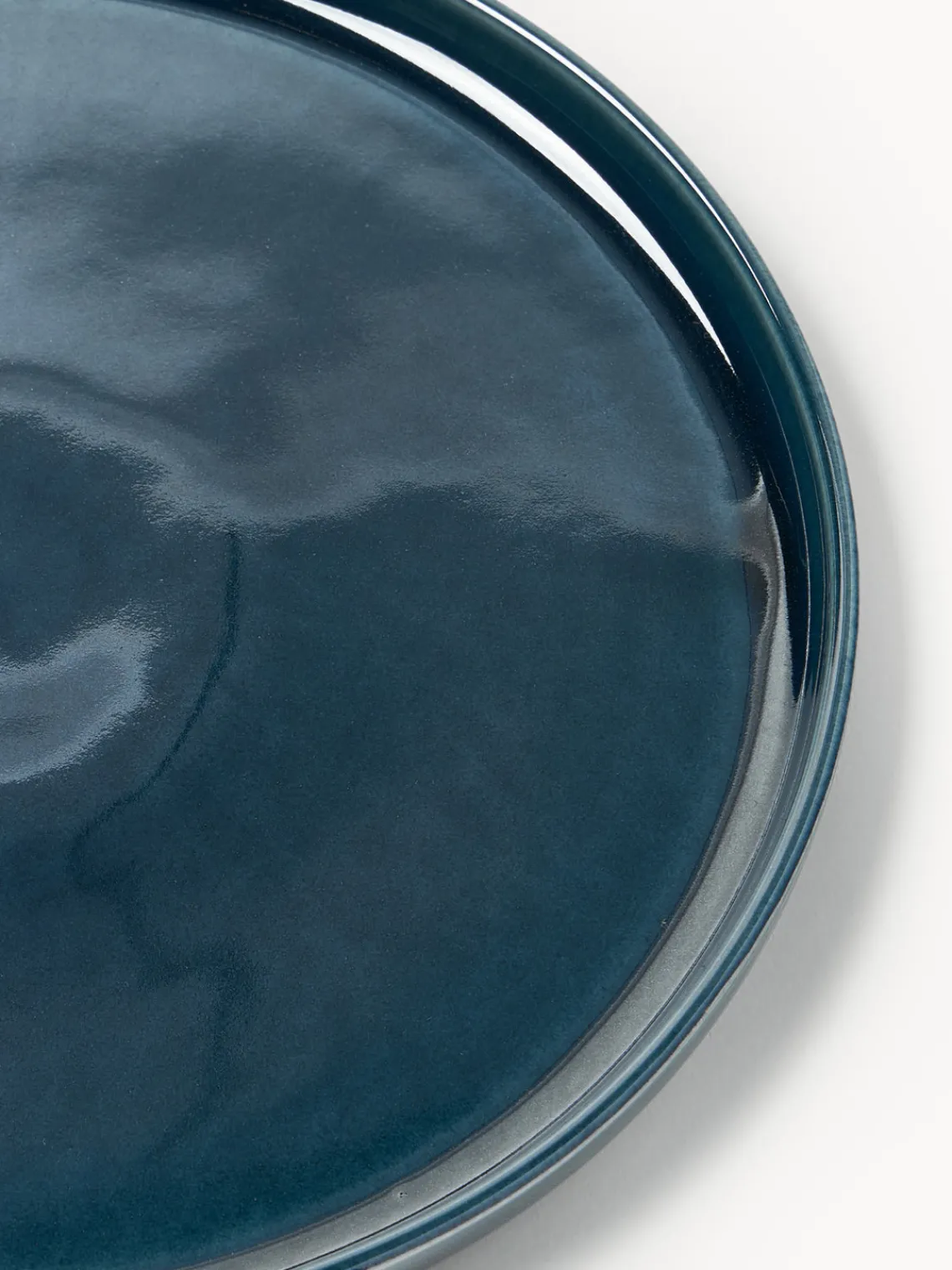 Westwing Collection Vajilla artesanal con esmalte reactivo Ethel, 4 comensales (12 pzas.)