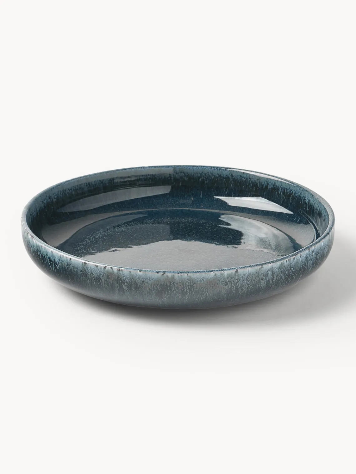 Westwing Collection Vajilla artesanal con esmalte reactivo Ethel, 4 comensales (12 pzas.)