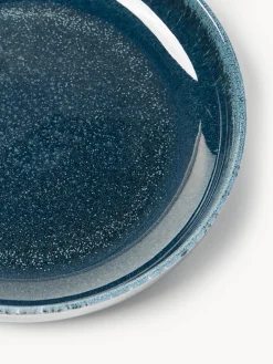 Westwing Collection Vajilla artesanal con esmalte reactivo Ethel, 4 comensales (12 pzas.)