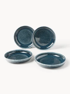 Westwing Collection Vajilla artesanal con esmalte reactivo Ethel, 4 comensales (12 pzas.)