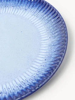 Westwing Collection Vajilla artesanal con esmalte reactivo Vinci, 4 comensales (12 pzas)