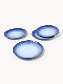 Westwing Collection Vajilla artesanal con esmalte reactivo Vinci, 4 comensales (12 pzas)