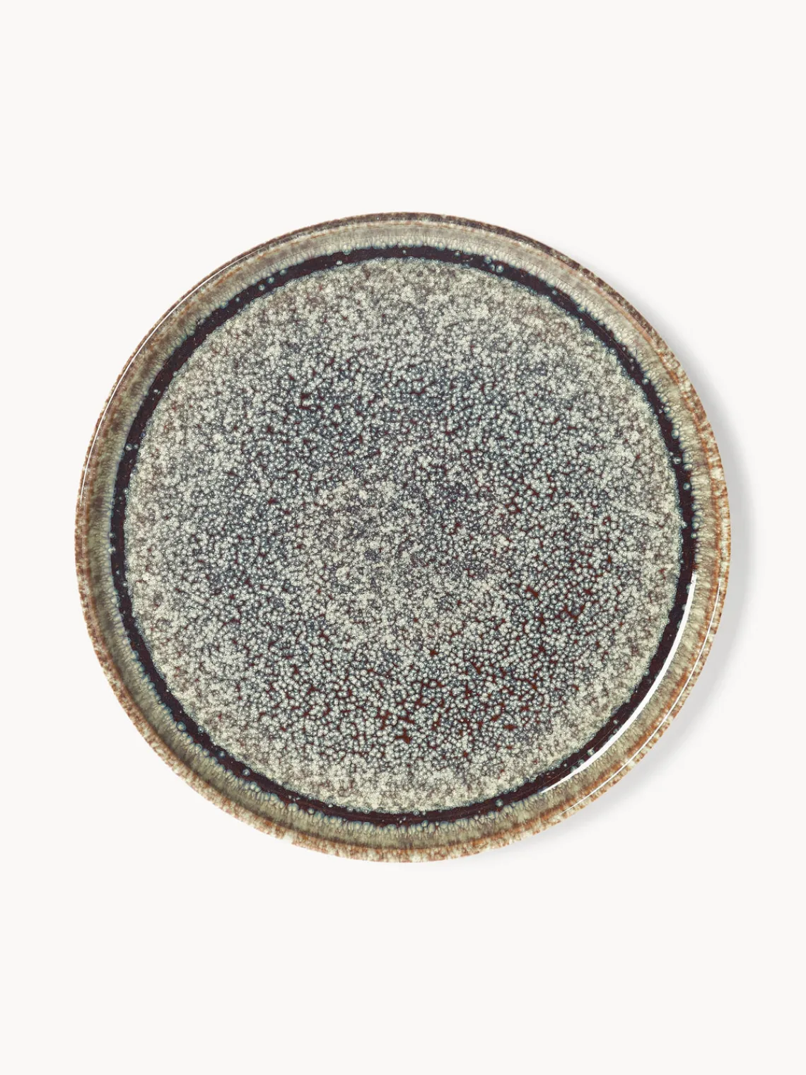 Westwing Collection Vajilla artesanal con esmalte reactivo Danza, 4 comensales (12 pzas.)^ Vajillas Completas|Menaje De Mesa