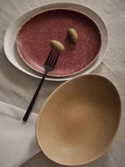 Westwing Collection Vajilla artesanal en forma orgánica Macey, 4 comensales (12 pzas.)^ Vajillas Completas|Menaje De Mesa