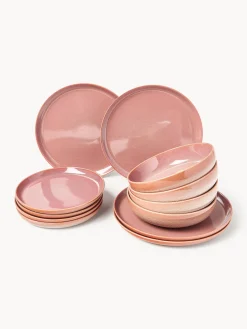 Westwing Collection Vajilla con esmalte reactivo Havana, 4 comensales (12 pzas.)^ Vajillas Completas|Menaje De Mesa