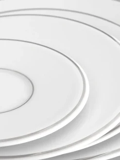 Meissen Vajilla de porcelana con borde platino pintado a mano Vitruv, 2 comensales (12 pzas.)^ Vajillas Completas|Menaje De Mesa