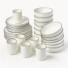 Westwing Collection Vajilla de porcelana Facile, 6 comensales (30 pzas.)
