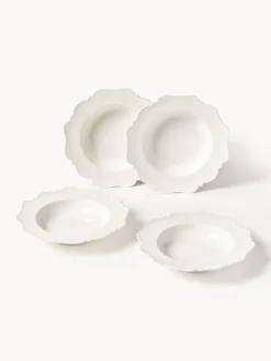 Westwing Collection Vajilla de porcelana Grace, 4 personas (12 pzas.)^ Vajillas Completas|Menaje De Mesa
