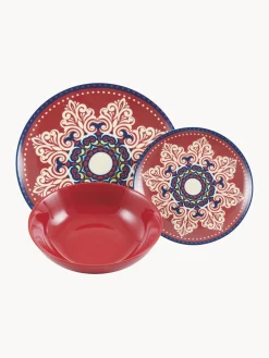 Villa d’Este Vajilla de porcelana Shiraz, 6 comensales (18 pzas.)