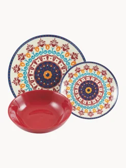 Villa d’Este Vajilla de porcelana Shiraz, 6 comensales (18 pzas.)