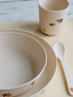 Konges Slojd Vajilla infantil Lemon, 5 pzas.^Niños Vajillas Infantiles|Decoración Infantil
