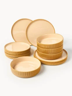 Westwing Collection Vajilla Napari, 4 comensales, 12 pzas.^ Vajillas Completas|Menaje De Mesa