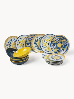 Villa D'Este Home Tivoli Vajilla Sicilia, 6 comensales (18 pzas.)^ Vajillas Completas|Menaje De Mesa