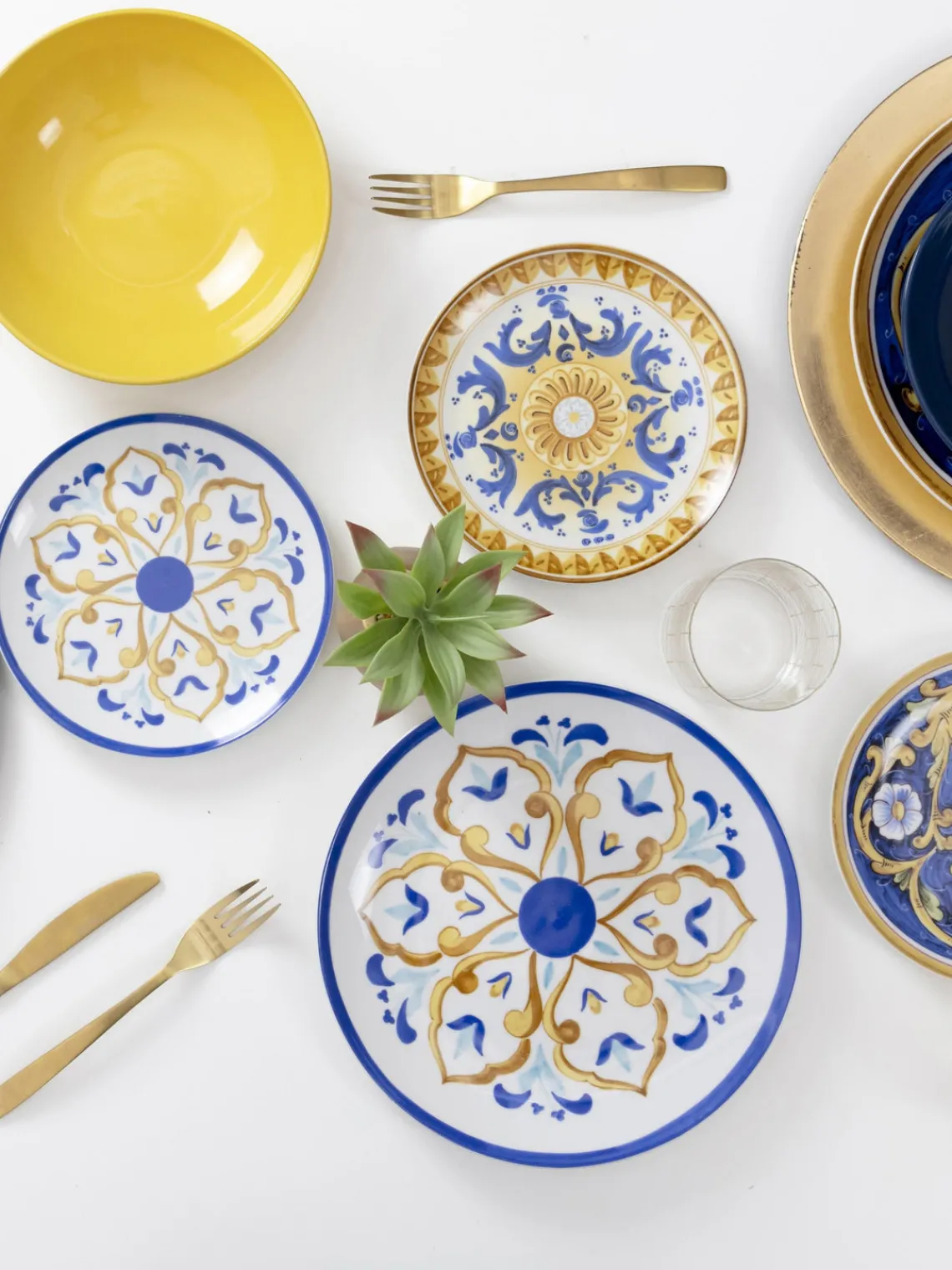 Villa D'Este Home Tivoli Vajilla Sicilia, 6 comensales (18 pzas.)^ Vajillas Completas|Menaje De Mesa