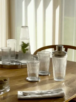 stelton Vasos altos con relieves Pilastro, 4 uds.
