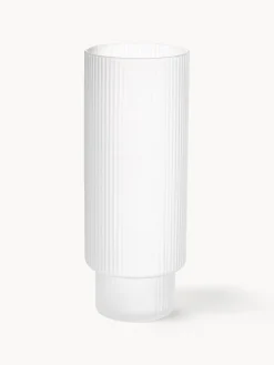 Ferm Living Vasos altos soplados con relieve Ripple, 4 uds.