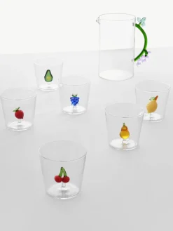 ICHENDORF Vasos artesanales Cherries, 2 uds.^ Vasos|Vajillas Completas