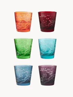 POLSPOTTEN Vasos Bloom, 6 uds.^ Vasos|Menaje De Mesa