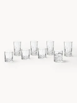 Westwing Collection Vasos con relieves George, 8 uds.^ Copas De Cóctel|Vajillas Completas