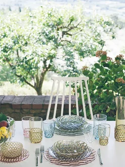 Kartell Vasos con relieves Jellies, 4 uds.^ Vasos|Vajillas Completas