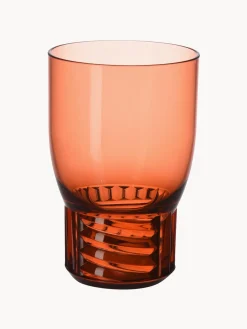 Kartell Vasos con relieves Trama, 4 uds.