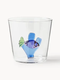 ICHENDORF Vasos de agua artesanales Marine Garden, 6 uds.