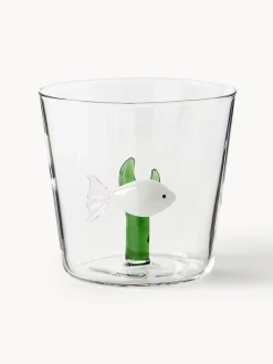 ICHENDORF Vasos de agua artesanales Marine Garden, 6 uds.