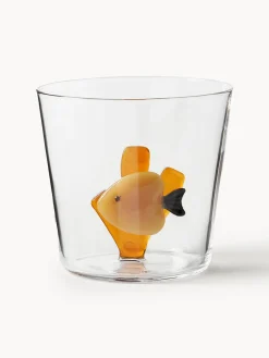 ICHENDORF Vasos de agua artesanales Marine Garden, 6 uds.