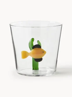 ICHENDORF Vasos de agua artesanales Marine Garden, 6 uds.