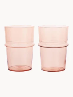 Ferm Living Vasos de agua soplados Boya, 2 uds.^ Vasos|Vajillas Completas