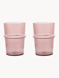 Ferm Living Vasos de agua soplados Boya, 2 uds.^ Vasos|Vajillas Completas