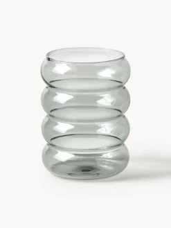 Westwing Collection Vasos de agua soplados Bubbly, 4 uds.^ Vasos|Vajillas Completas